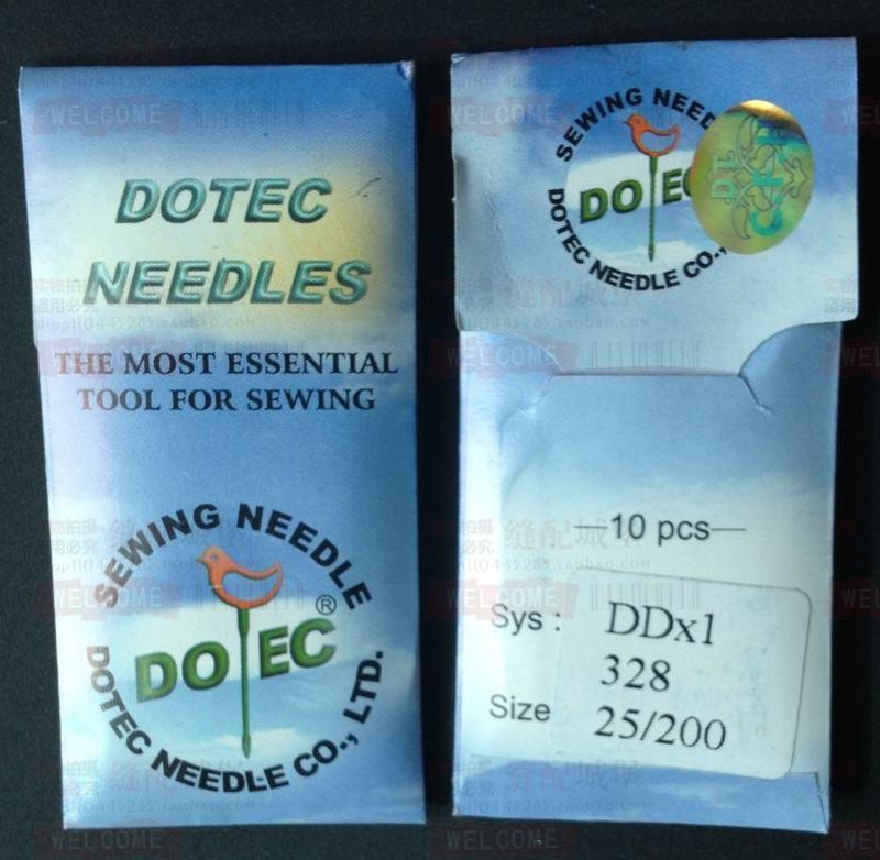 正宗进口多特缝纫机针 DD*1/DDx1 328花样马克车 内线机专用机针