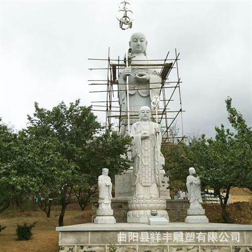 大型如来佛祖雕像十八罗汉雕塑摆件大理石景区寺庙佛像石雕花岗岩