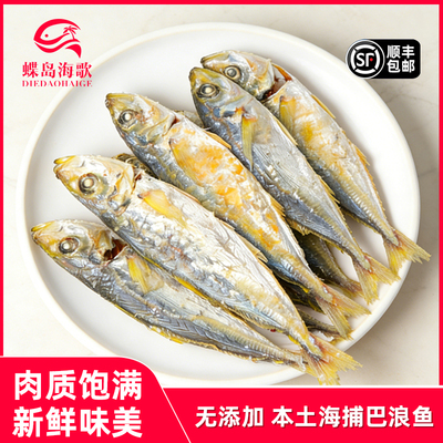 福建东山特产黄尾巴巴浪鱼干