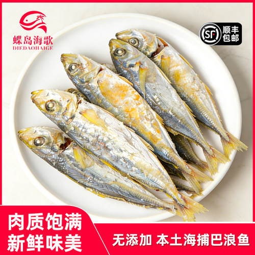 福建东山特产黄尾巴巴浪鱼干