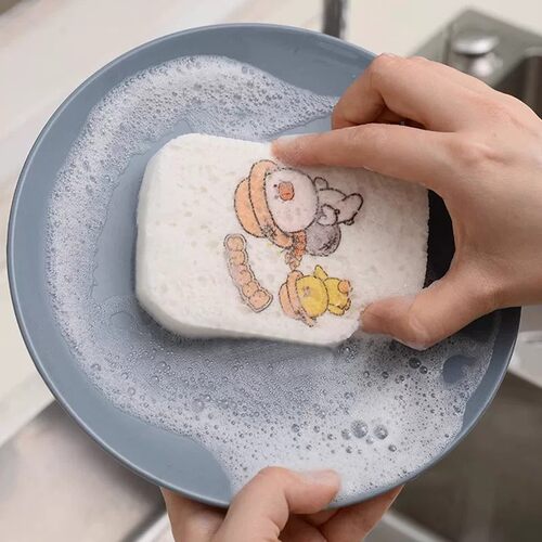 木浆棉压缩不沾油洗碗布