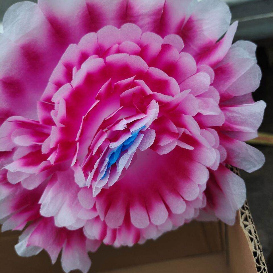 丧事纸花用纸七层头花朵丧祭祀花篮花圈辅料白事殡葬纸活材料追悼