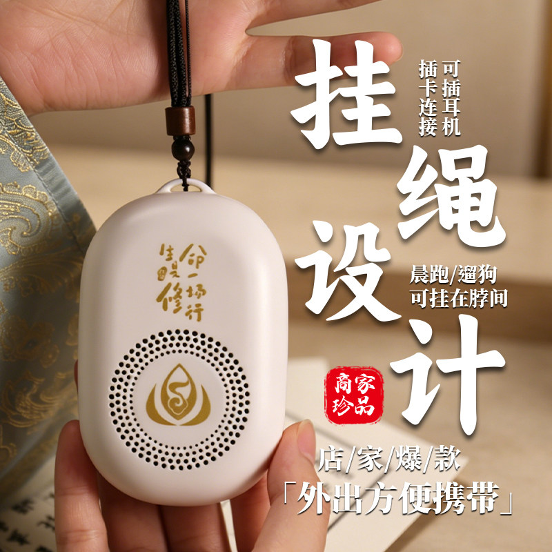善音插卡播放器充电便携户外小音箱单曲循环108首老人音乐机