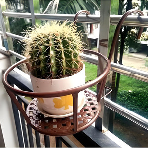 阳台花架护栏花盆架栏杆悬挂