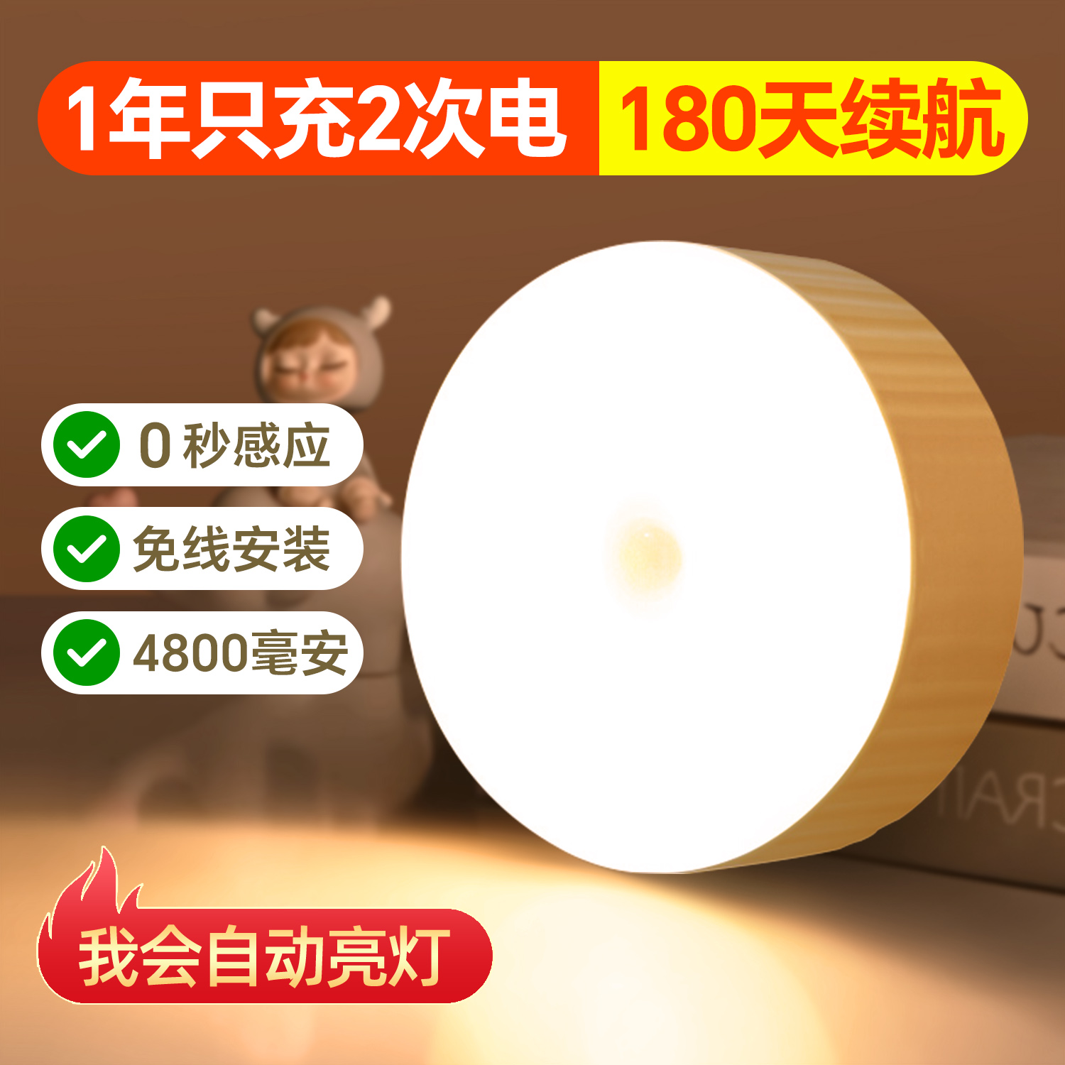 感应灵敏度NO1大容量续航180天