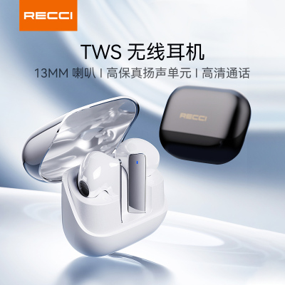 RECCI锐思企业礼品LOGO定制 REP-W80 蓝牙耳机政企单位活动TWS