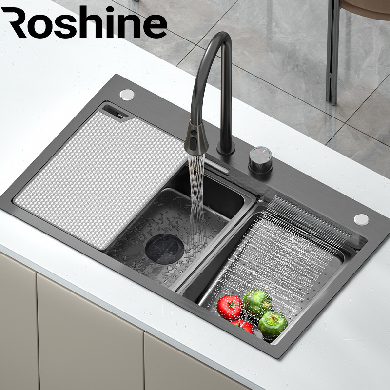 宝佳飞雨水槽纳米槽304不