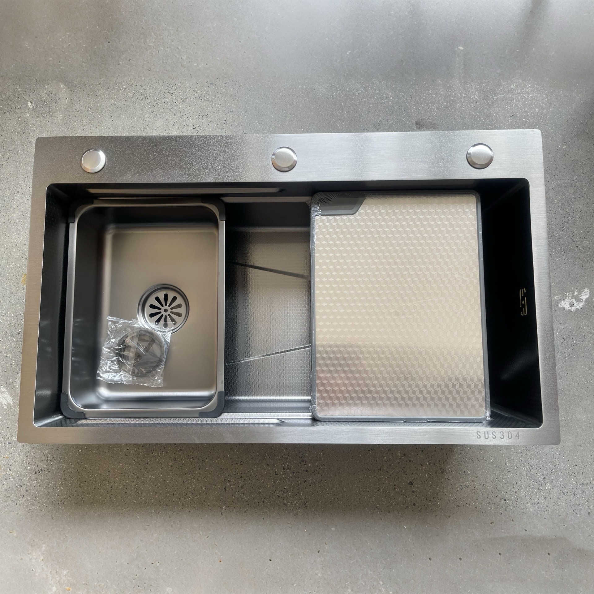 逐一水槽大单槽蜂窝加厚S