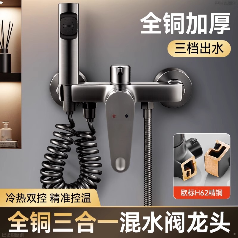 全铜淋浴花洒套装家用简