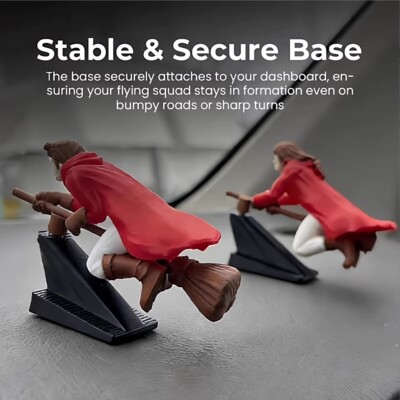 新款Drift Turn Wizard Broomstick Decor3D打印麻瓜车辆的魁地奇