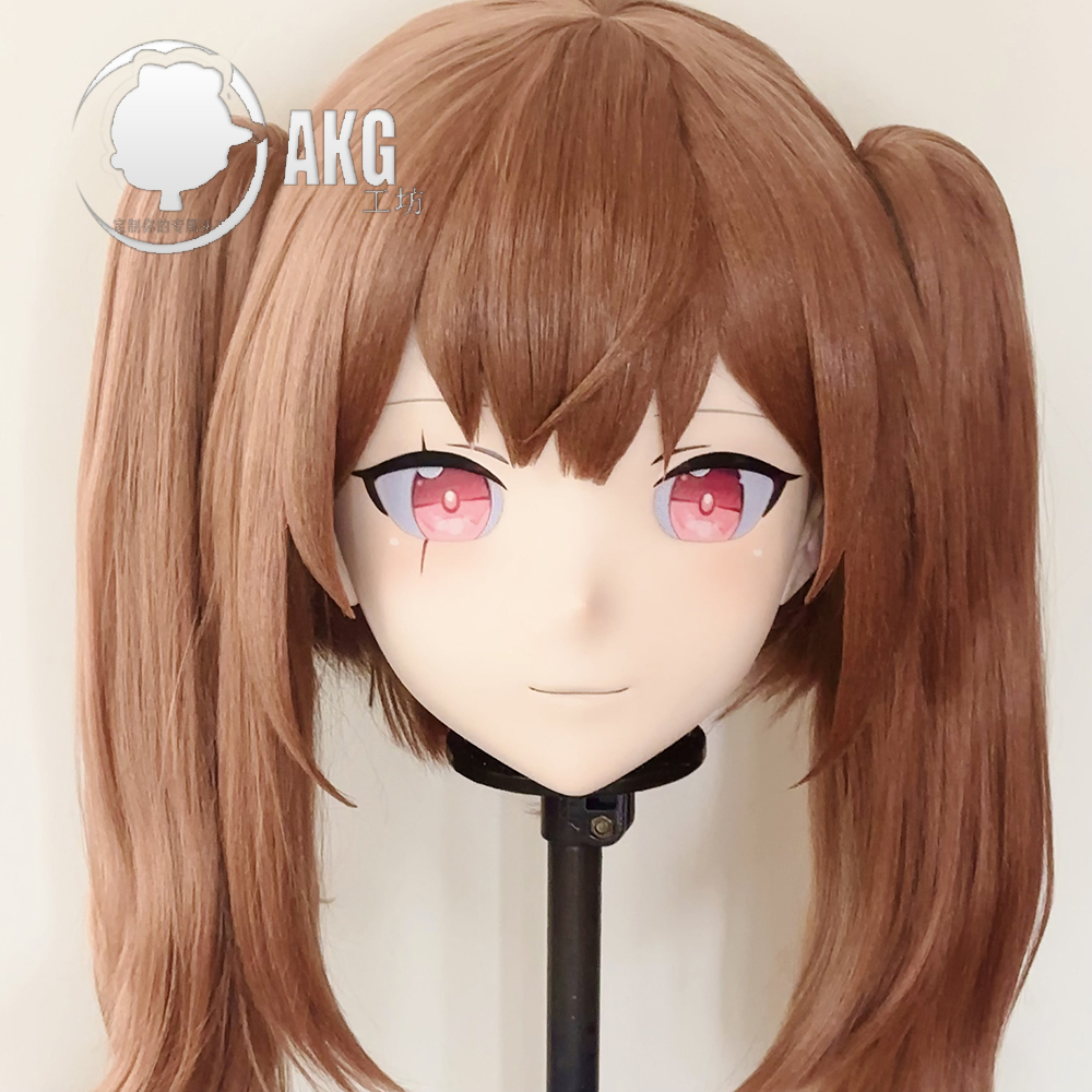 二次元kig面具定做全头带锁头壳定制kigurumi动漫头套 ump9