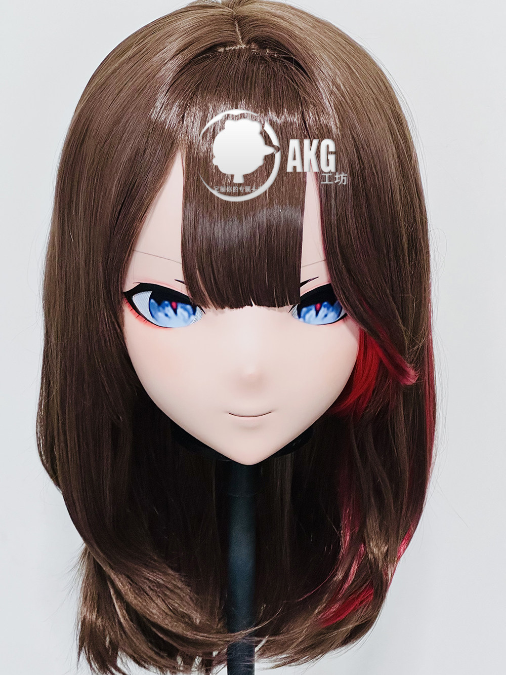 全头带锁cosplay二次元道具kig面具kigurumi头套 凛冬