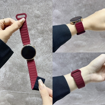 适用华为GT6手表表带磁吸硅胶女生GT5秋冬新款GT43proGT2男watch5