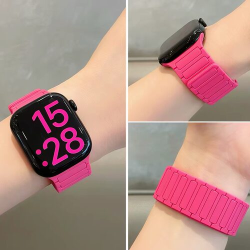 适用华为fit5表带三株硅胶磁吸watchfit4pro男女款运动透气fit3/2