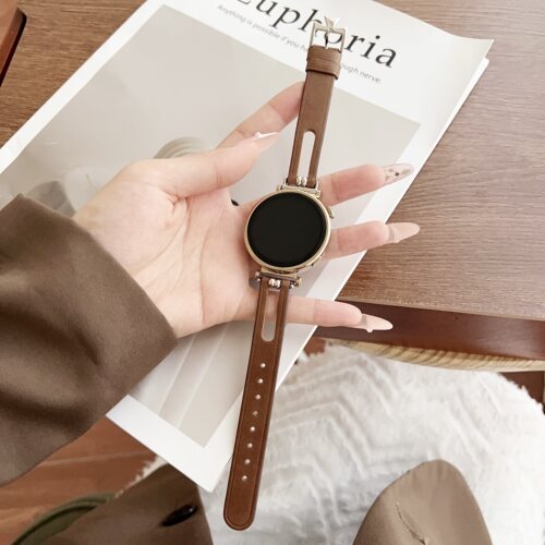 适用华为GT7手表表带女士真皮GT6543pro秋季新款watch5高级感fit4