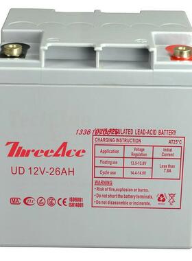 Techfine泰琪丰蓄电池UD12V-26AH 环保储能型 铁路信号系统应急电