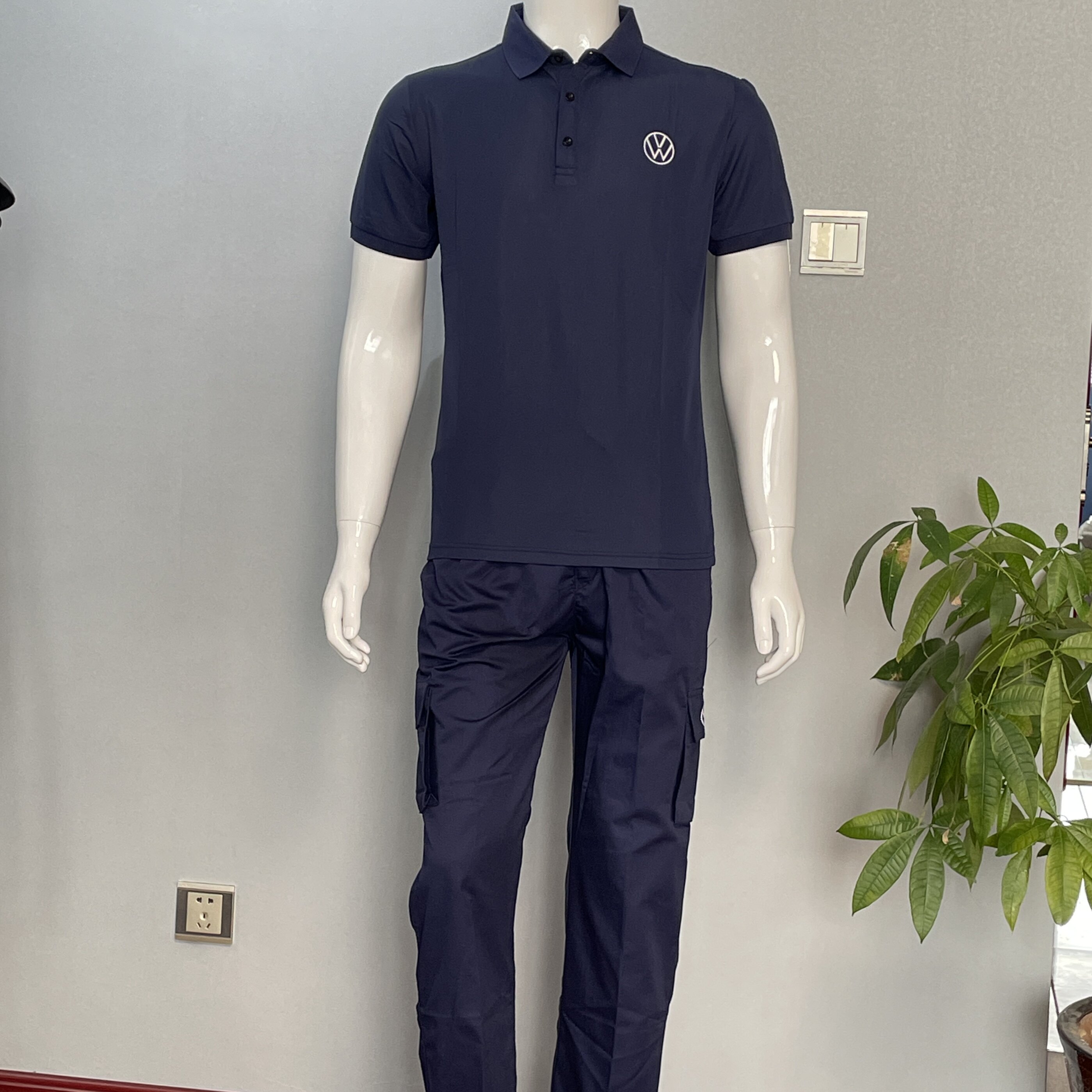 上汽大众夏季短袖POLO衫定制