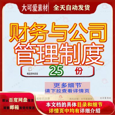 财务与公司管理制度度汇编内部管控某集团内部控制某单位和审计