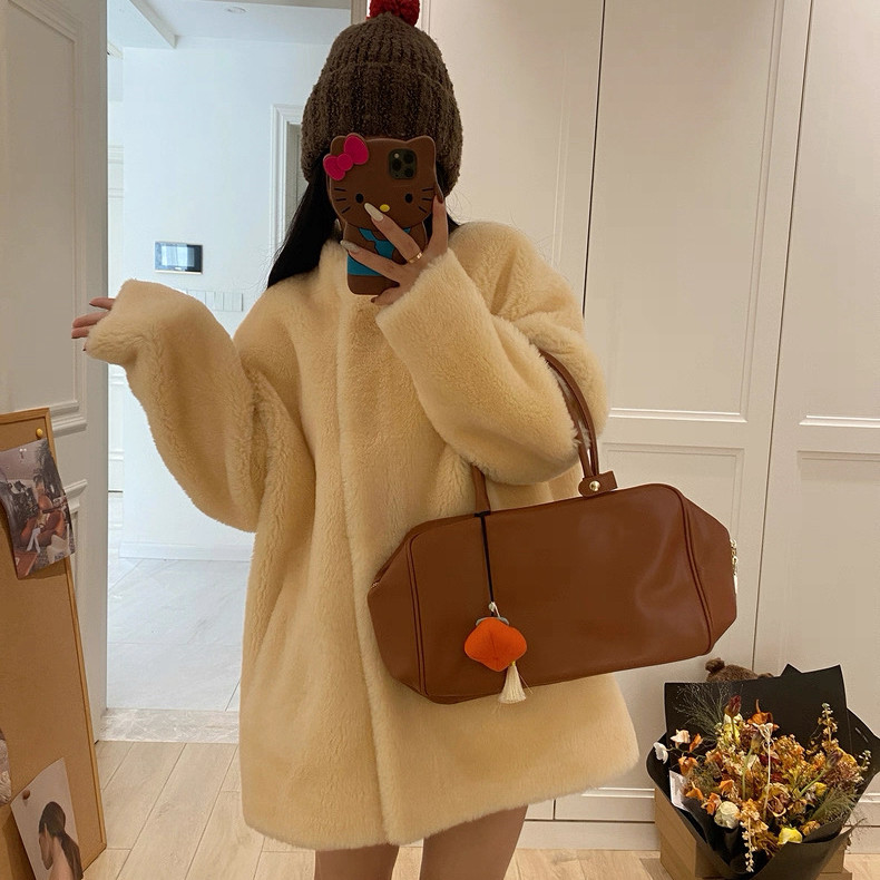 莓果韩系气质慵懒风时尚羊毛外套（含100羊毛）10006,女装/女士精品,羽绒服,淘宝优惠券,粉丝福利购,淘宝优惠卷