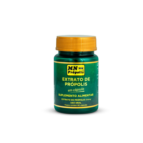 巴西进口保税直邮MN Propolis绿蜂胶提取物胶囊90粒蜂产品