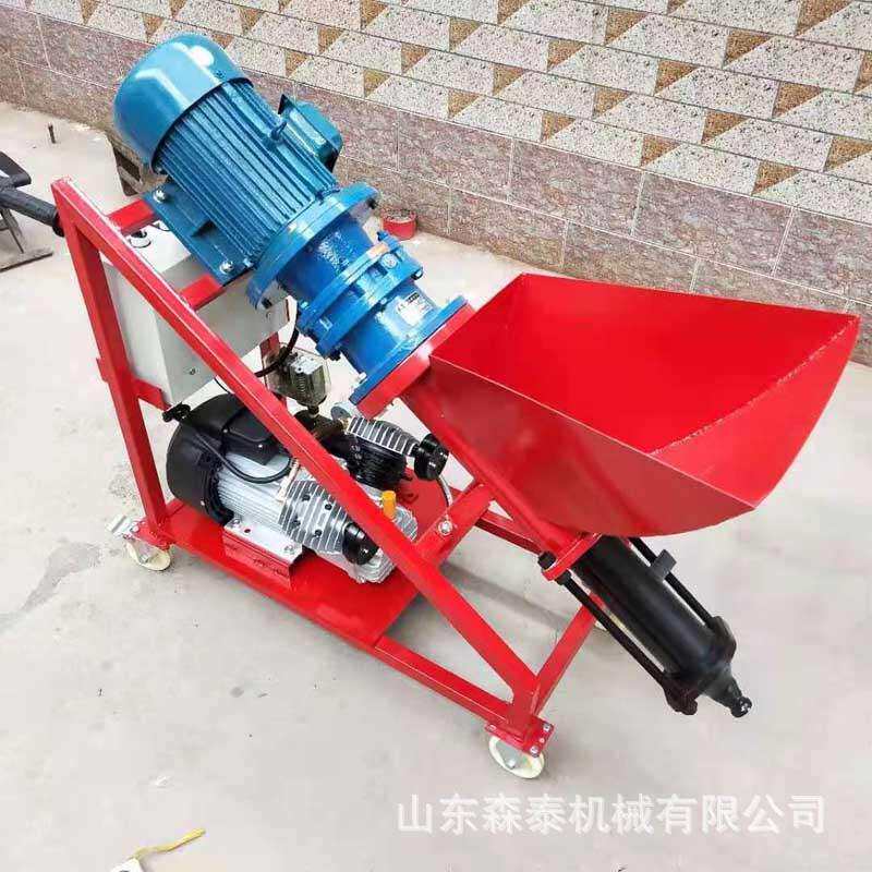 多功能灌浆机建筑工地防盗门门缝窗缝灌浆机螺杆输送注浆泵