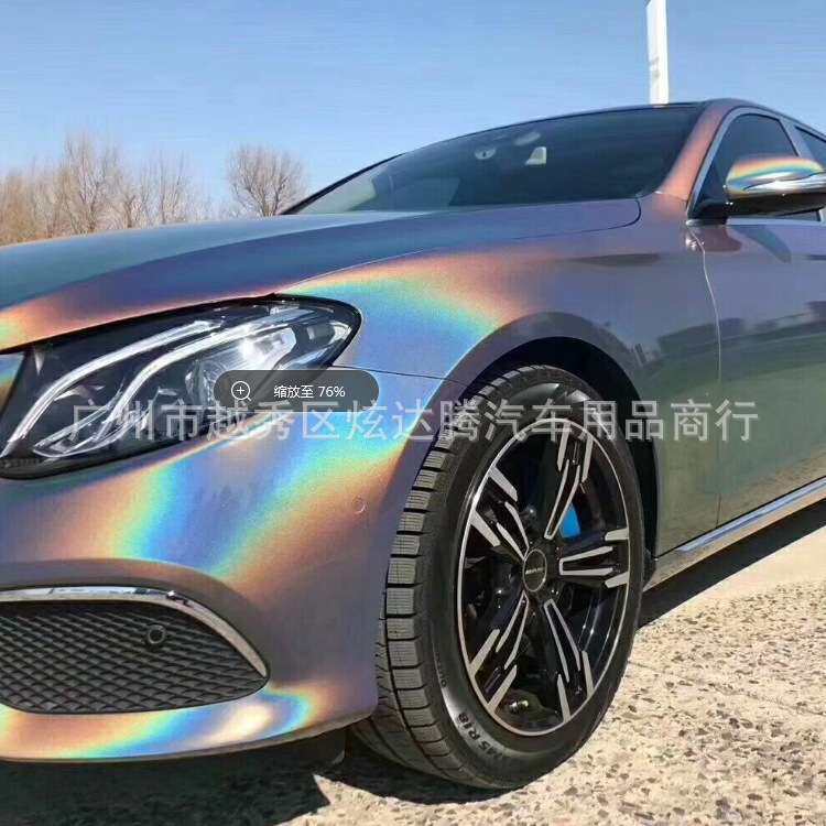 2018新款 彩虹锦绣灰改色膜 炫彩车身漆面保护膜 防刮擦车身贴膜