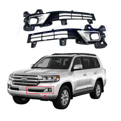 适用丰田2016酷路泽FJ200雾灯罩53103-6001053104-60010前杠风网