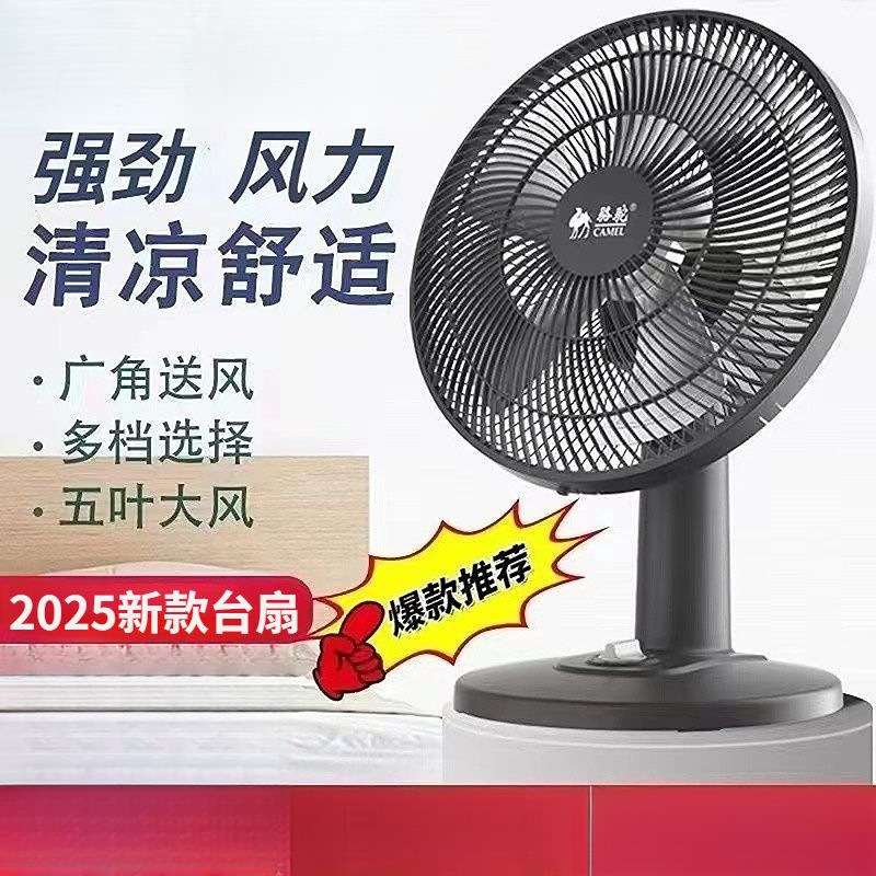 电风扇家用电扇宿舍台式台扇小型风大小风扇静音摇头桌面电扇