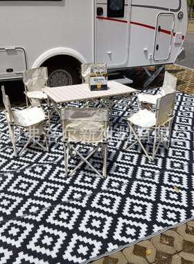 现货272x366cm十字加号PP垫编织野餐垫户外旅游山地防潮