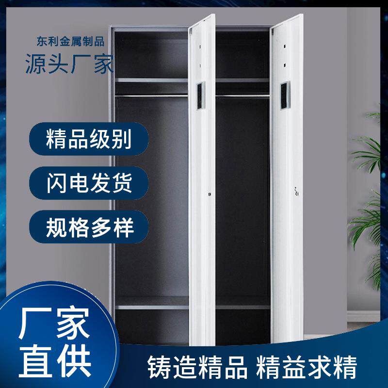 更衣柜员工宿舍钢制衣柜储物柜学生宿舍带锁钢制存放收纳柜
