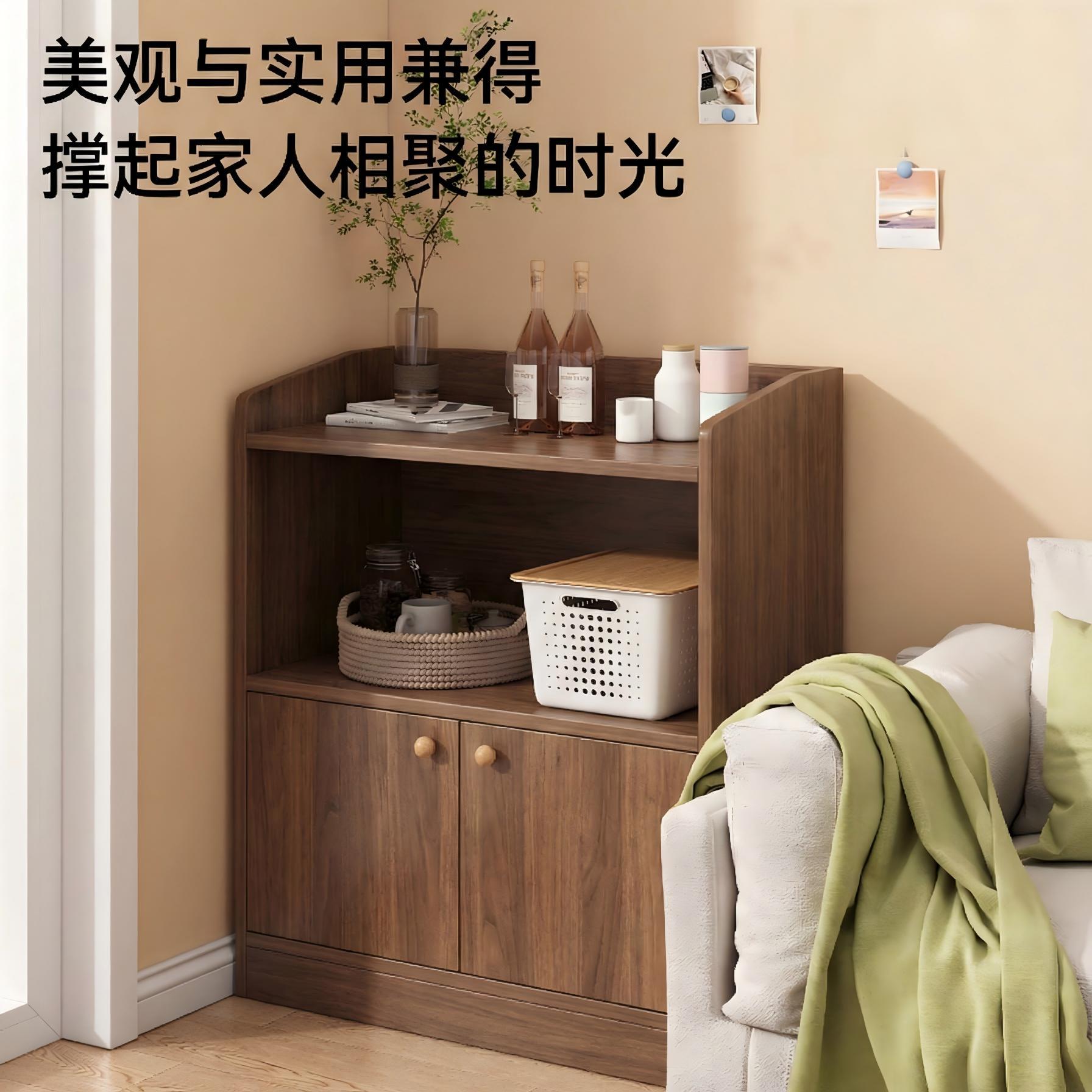 餐边柜储物柜沙发边柜隔断柜落地杂物收纳柜茶水柜客厅置物柜立柜