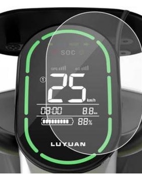 适用绿源INNO7仪表电动车仪表屏幕膜防爆膜纤维钢化膜防雨膜防晒膜摩托车屏幕保护膜工厂