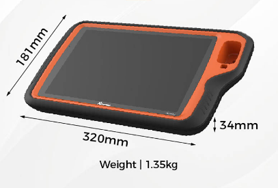 适用于秃鹰Xhorse VVDI Plus Pad超级平板屏幕钢化膜原装类纸膜