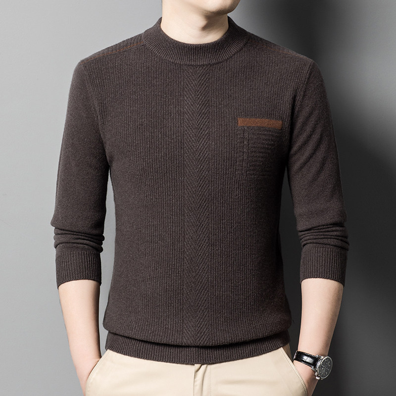 花花公子羊毛衫100纯羊毛新款加厚针织衫中年男士爸爸装羊绒毛衣,男装,针织衫/毛衣,淘宝优惠券,粉丝福利购,淘宝优惠卷