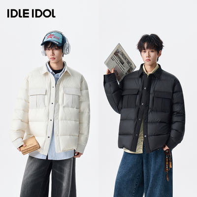 IDLEIDOL男士轻薄羽绒服90鸭绒