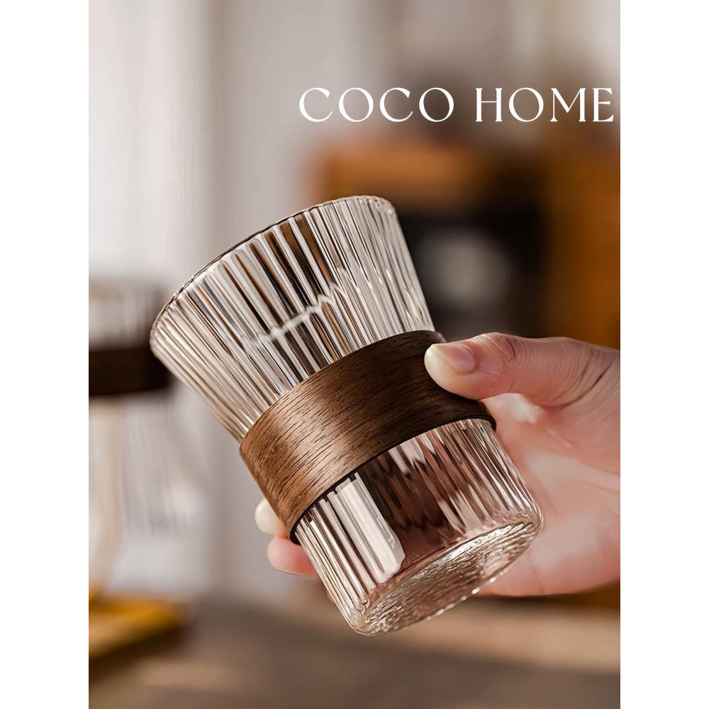COCO 家用挂耳咖啡杯冰美式拿铁杯高级感防烫茶杯牛奶杯喝水杯子
