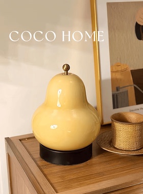 COCO 中古法式梨子台灯高级感卧室床头客厅触摸氛围感装饰小夜灯
