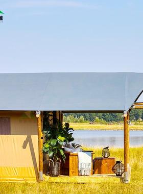 湖度假村农家乐轻奢豪华帐篷 南民旅游营地A形二室一厅93702宿店