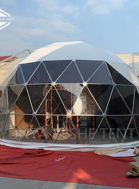 厂家供户外野奢 星球空帐篷 景区露应营74333酒店泡泡屋 网红形篷