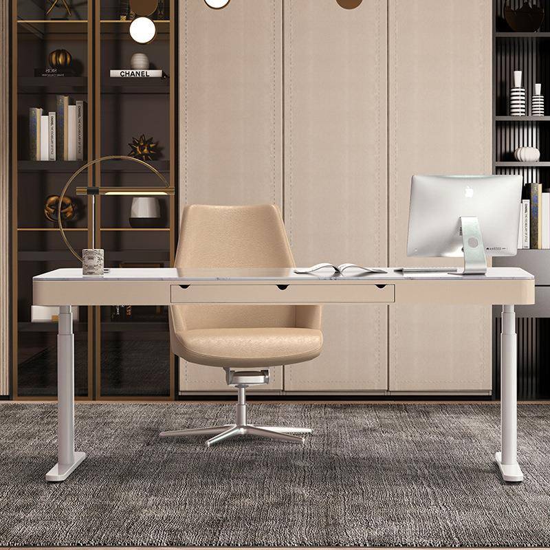 九尾狐加加工定制高电动升端降桌九尾狐办公降桌带升抽皮屉质升降