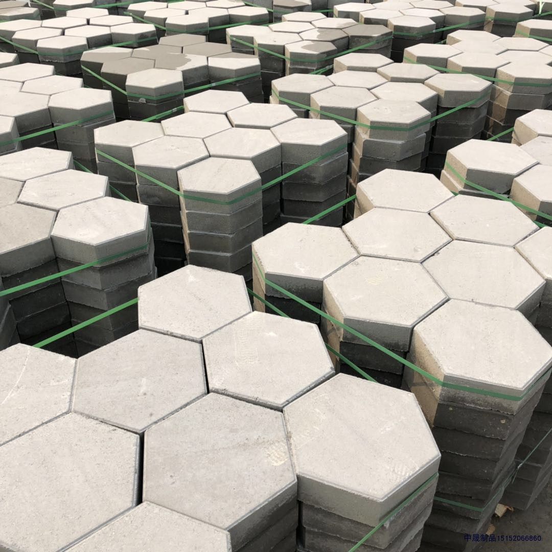 山东护坡六角砖实心六角砖高速公路水库河道六棱块护坡砖连锁块水