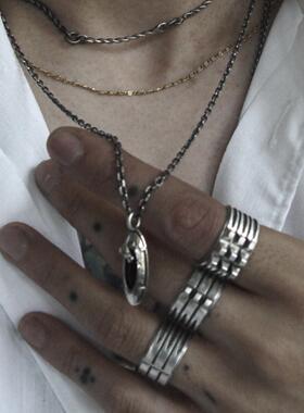 MOUNTMESU_Silver Fly&Agate Nacklace 蝇&玛瑙工匠先锋银饰项链