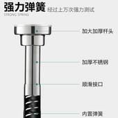免打孔伸缩杆304晾衣杆衣架窗帘挂杆浴帘杆子门帘衣柜不锈钢撑杆