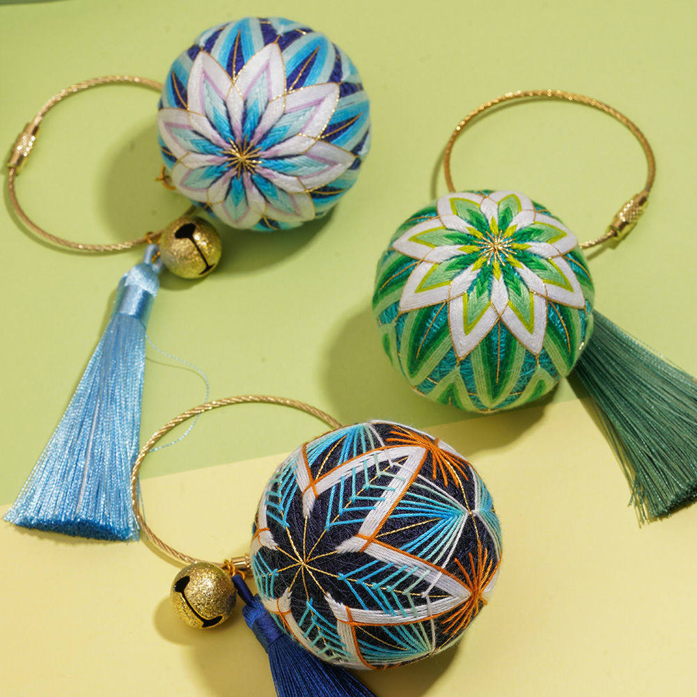 初学者材料包手鞠球刺绣球diy传统刺绣自制车挂钥匙礼物香囊饰品,特色手工艺,刺绣,淘宝优惠券,粉丝福利购,淘宝优惠卷