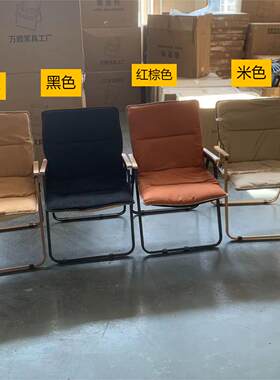 纯色软垫克米特椅棉质