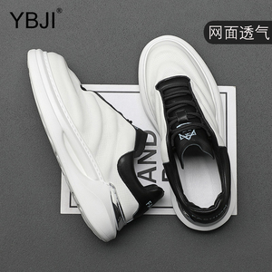 轻奢男鞋2023年夏季新款老爹鞋运动时尚潮流透气休闲厚底百搭潮鞋