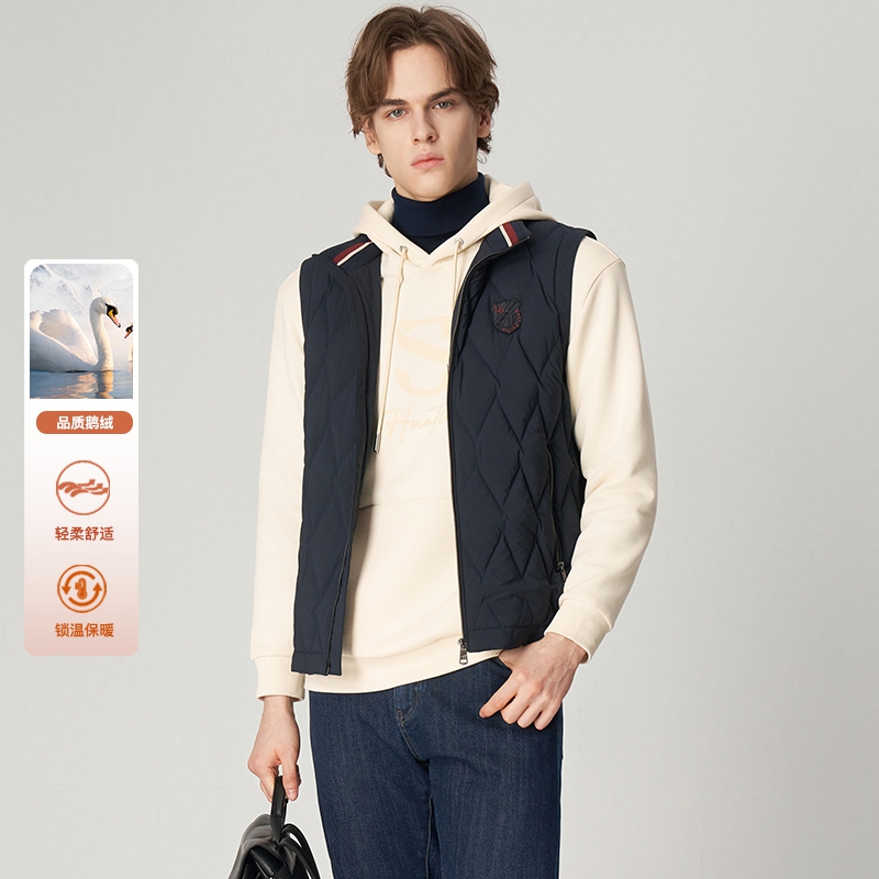 LONDA伦德马鹅绒羽绒马甲背心