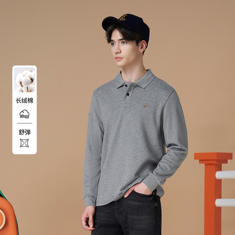 伦德马秋季男士长袖T恤polo衫