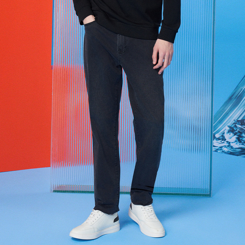 伦德马2025年秋冬新款男士牛仔裤