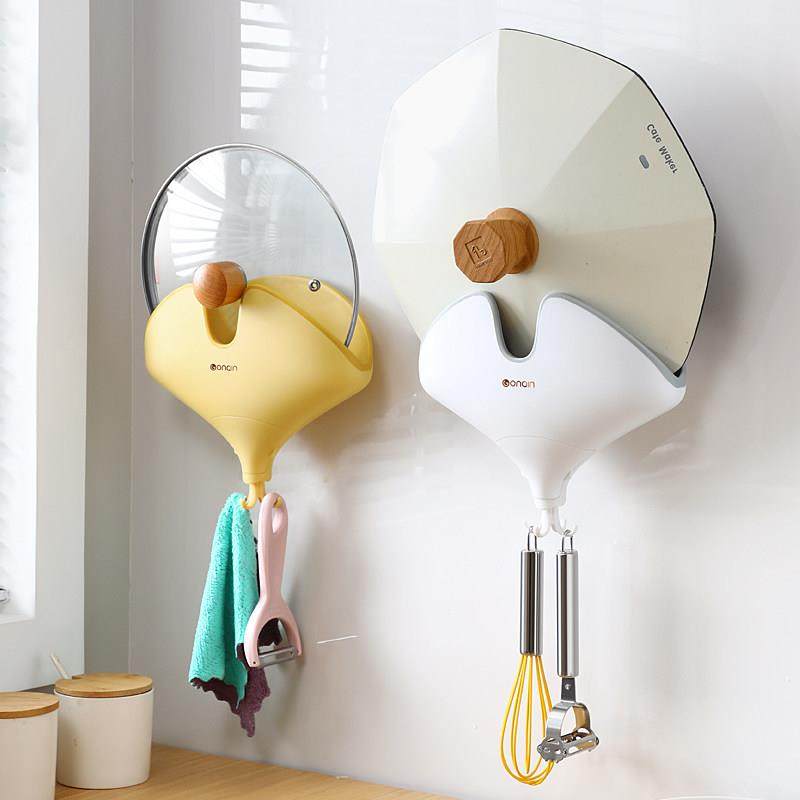 锅盖架免打孔壁挂式厨房放锅盖置物架家用砧板菜板放置架锅盖架子,厨房/烹饪用具,锅盖架/锅盖收纳垫,淘宝优惠券,粉丝福利购,淘宝优惠卷